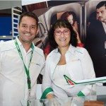 Diego Lopes e Ana Lucia Angelisanti, da Alitalia