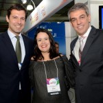 Eduardo Zorzanello, do Festuris, Juliana Assumpção e Fernando Santos, da Aviesp