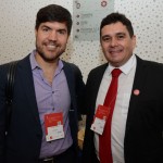 Felipe Novais, da Wyndham, e Ricardo Bertino, do Nobile Hotéis