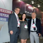 Fernando Santos, Juliana Assumpção e Sebastião Pereira, da Aviesp