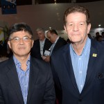 Gervásio Tanabe, da Abav, e Wellington Costa, da GBTA Gervásio Tanabe, da Abav, e Wellington Costa, da GBTA