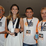 Iris Lea Neris, da Sompo, entre Mauro Amaral (BA), Murilo Nascimento (CE) e Alexandre Brum (RJ), da Affinity