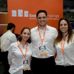 Jessica Morais, Fabio Cravo e Juliana Luengo, da Bedsonline