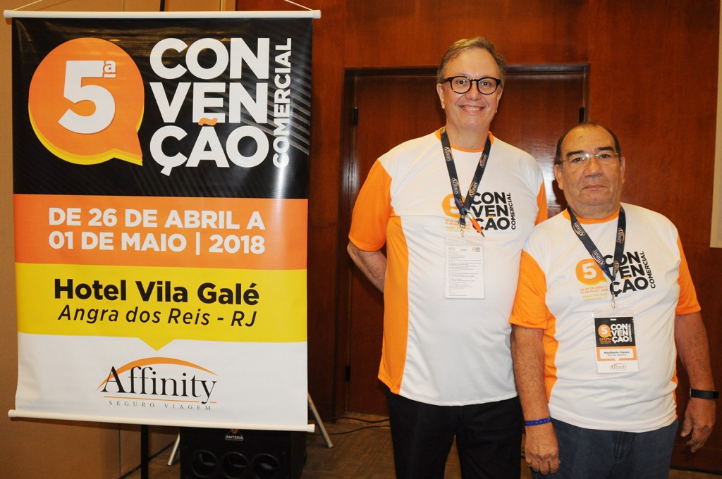 Presidente da Affinity celebra 43% de crescimento de faturamento em 2017 1 José Carlos de Menezes, diretor geral, e Marilberto França, CEO da Affinity Seguro Viagem