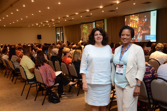 Visit USA 2018 apresenta novidades dos destinos em São Paulo 1 Jussara Haddad e Camille Richardson, do Consulado Americano