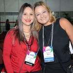 Kelly Castange, da Aviesp, e Tatiana Rocha, da Rochatur