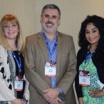Laurel Bennett, Allan Colen e Lisa Catron, da Travel South USA
