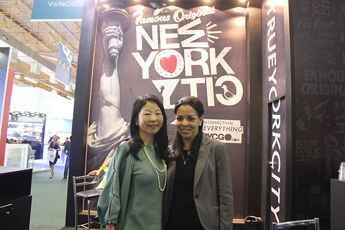Brasil é o terceiro mercado que mais gasta em Nova York 1 Makiko Matsuda Healy e Lisa Tejeda, de NYC & Company