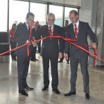 Marcius Moreno, diretor de Serviço ao Cliente, Tarcísio Gargioni, vice-presidente Comercial de Marketing e Cargas, e Rodrigo Napoli, diretor Comercial da Avianca Brasil