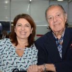 Nanci Mendes, secretária de Turismo de São Paulo, e Michel Tuma Ness, da Fenactur