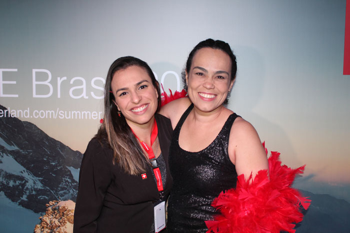 Natalia Leal e Fernanda Maldonado, do Switzerland Tourism