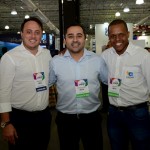 Renato Dassan, Roberto Oliveira, e Jorge Junior, da Travel Ace