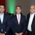 Ricardo Dória, Rafael Brito e Paulo Kugelmas, da Secretaria de Turismo de Alagoas