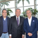 Romano Pansera, da Promovisão, Alexandre Sampaio, da Fbha, Otavio Neto, da Radar Television Romano Pansera, da Promovisão, Alexandre Sampaio, da Fbha, Otavio Neto, da Radar Television