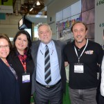 Sandra Doig e Milagros Ochoa, da Promperu, Michael Barkoczy, da Flytour MMT, Fernando Ciavolella e Fabio Rossi, da Flytour Eventos Sandra Doig e Milagros Ochoa, da Promperu, Michael Barkoczy, da Flytour MMT, Fernando Ciavolella e Fabio Rossi, da Flytour Eventos