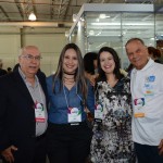 Sebastião Pereira, Kelly Castanger e Juliana Assumpção, da Aviesp, com Erly de Jesus, da Setur-RJ