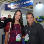 Tatiane Ferreira, da Best Western, e Douglas Nascimento, da Apple Flat Natal