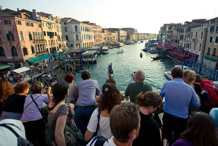 Veneza, na Itália, perdeu quase metade de sua população residente Foto - Getty Images