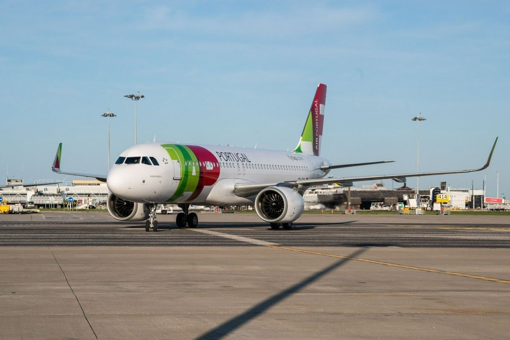 Aeronave chegou à Lisboa nesta quarta-feira (18)