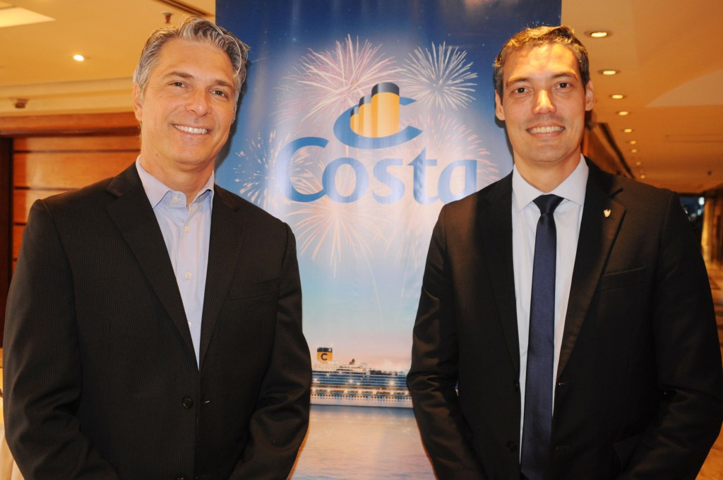 Alex Calabria e Vinicius Freitas, da Costa Cruzeiros
