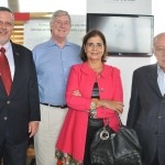 Antônio Jorge, da TAP, António Avillez, da A&K, Kátia D'Avillez, da Global Eventos, e Reinaldo Barreto, da Setur-RJ