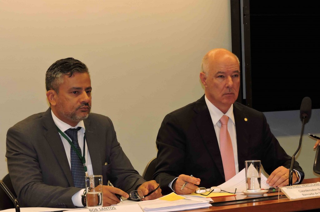 Bob Santos e Deputado Herculano Passos, presidente da Comissão de Turismo na Câmara Federal