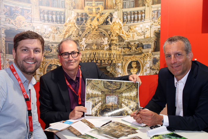 BWT Operadora anuncia roteiros temáticos para a Alemanha durante GTM 2018 1 Bruno Delfini da BWT com Frank Nicklas e Manuel Becher de Bayreuth