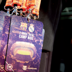 Credencial VIP para visitantes do Camp Nou Experience, para o jogo entre FC Barcelona e Real Madrid