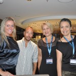 Caroline Veiga e Bruno Brasca, da Enzzo Tur, Kielse Saraiva e Adriana Alves, da Viagens SA Caroline Veiga e Bruno Brasca, da Enzzo Tur, Kielse Saraiva e Adriana Alves, da Viagens SA