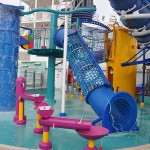 Espaço para criançasna piscina