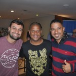 Felipe Almeida, da 4 Cantos (RJ), Marcelinho Carioca e Allan Javosky, da Olympia Turismo (MG)