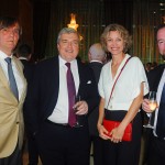 Jean Phillipe Perol, Michel Miraillet, embaixador da França no Brasil, Caroline Putnoki, da Atout France, e Nicolas Masson, da Embaixada da França no Brasil