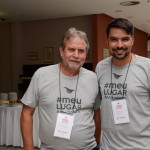 Jose Carlos Puera, da Canada Turismo, e Antonio Casoti, da Luxe Travel