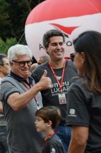 Juarez Cintra filho e Juarez Cintra Neto comemorando o sucesso do 27° Encontro Ancoradouro