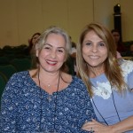 Lúcia Linzmeyer, da CHA Hotéis, e Morgana Linhares, do Fortaleza Mar Hotel