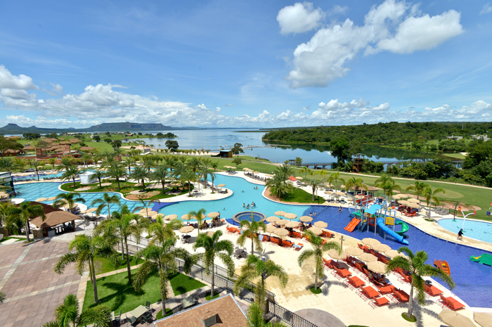 Piscinas e lago do Malai Manso Divulgação 