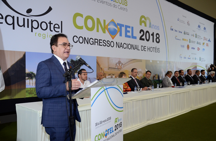 Conotel 2018 recebeu mais de 3,5 mil participantes 1 Manoel Linhares, presidente da ABIH Nacional