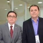 Manoel Linhares, presidente da ABIH Nacional, e Manoeu Barros, presidente da ABIH-CE