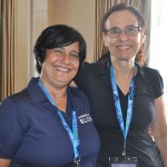 Marcia Galvão, da NCL, e Rosane Balacciano, da Total Cruzeiros Marcia Galvão, da NCL, e Rosane Balacciano, da Total Cruzeiros