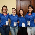 Maria Vitória Guido, Aline Santos Silva, Daniela Medeiros e Aline Maia, da LATAM