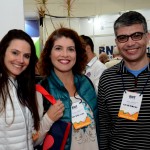 Michele Nastas de Geus, Eloisa Zacarias e Marcio Martins, da Expo Travel