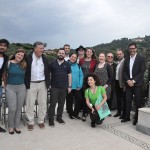 Os agentes foram recebidos pelo prefeito de Frascati durante visitação do Hotel Flora