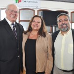 Paulo Senise, da Turisrio, com Marcia Pessoa e Marcelo Abelha, do Rio CVB
