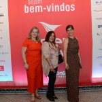 Rita Bianchi, da Vitrine Viagens, Célia Macedo, da ExperTravel, e Rosimary Franciscon, da Franciscon Viagens