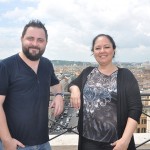 Rodrigo Fritsche, da Flytour Gapnet Consolidadora, e Mirella Morici, da Enit