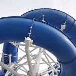 Tobogã d'água fica no aqua park do Bliss