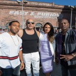 Tej (Ludacris), Dominic Toretto (Vin Diesel), Mia Toretto (Jordana Brewster), Roman Percea (Tyrese Gibson) Tej (Ludacris), Dominic Toretto (Vin Diesel), Mia Toretto (Jordana Brewster), Roman Percea (Tyrese Gibson)
