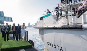 Crystal River Cruises recebe Crystal Debussy em cerimônia especial em Amsterdã