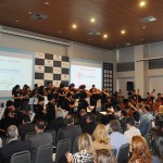 Abertura do Une Congresso contou com uma apresentação musical da Orquestra da Ação Social pela Música
