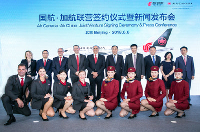 Air Canada e Air China assinam Joint Venture Air Canada e Air China assinam Joint Venture